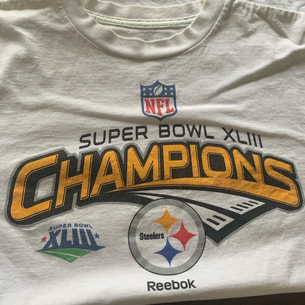 Reebok Super Bowl XLIII Champions T-Shirt
